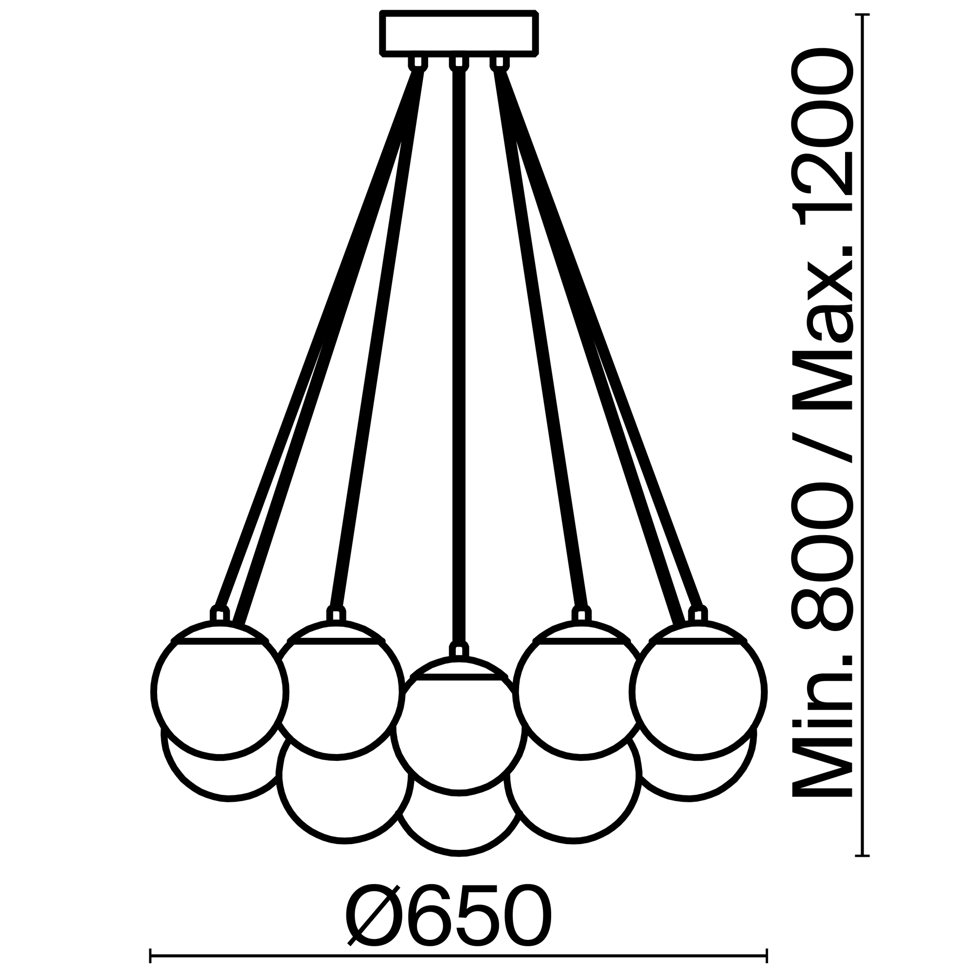 Подвесная люстра Freya Fiesta FR5231PL-13CH_MY