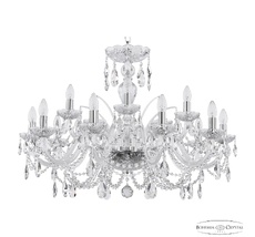 Хрустальная люстра Bohemia Ivele Crystal 105/10+5/300 Ni_BI