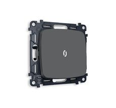 Выключатель одноклавишный с подсветкой 5600K Ambrella Volt OMEGA мягкое касание QUANT MO902015_AMB