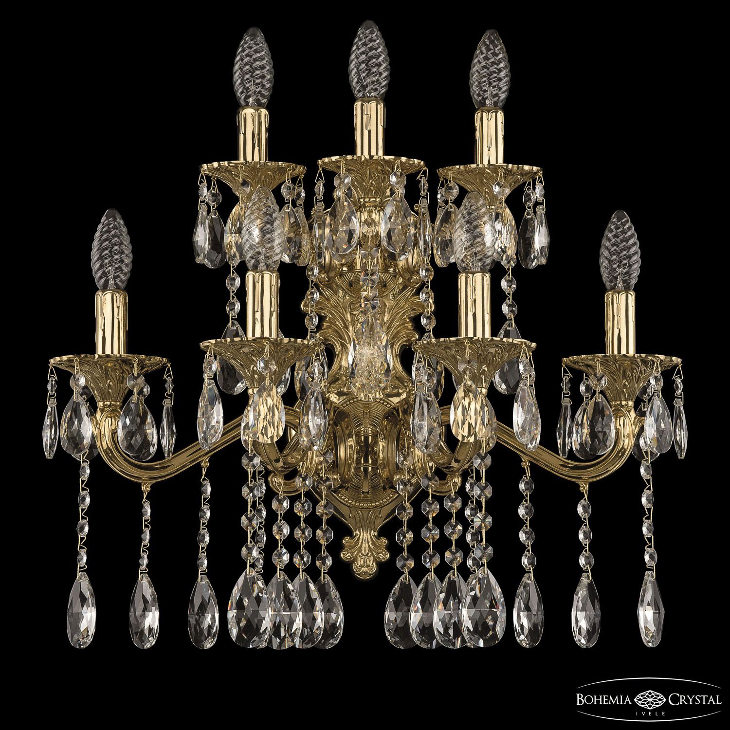 

Бра Bohemia Ivele 7202B16/4+3/210 A G, 7202B16/4+3/210 A G