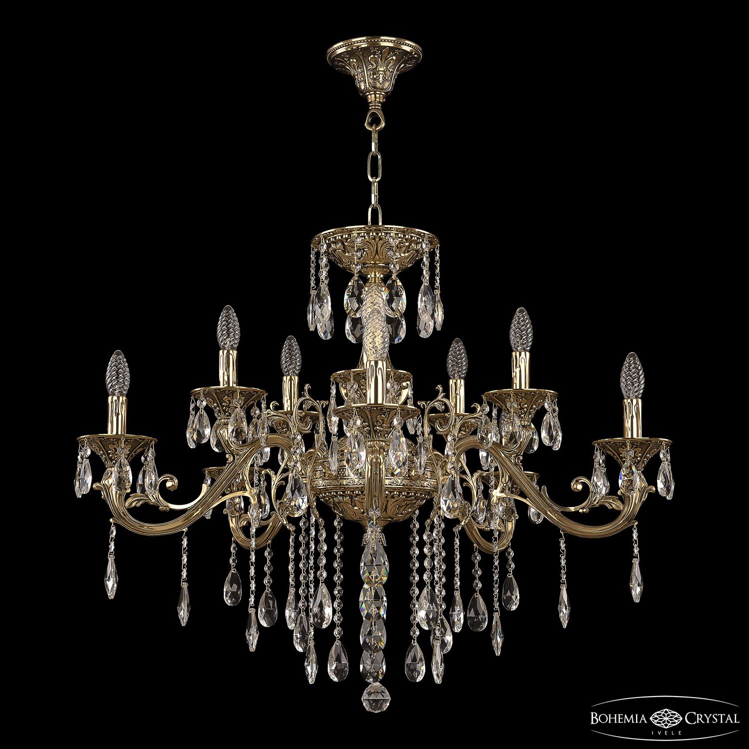 

Хрустальная люстра Bohemia Ivele Crystal 70123/10/320 B GB U2, 70123/10/320 B GB U2