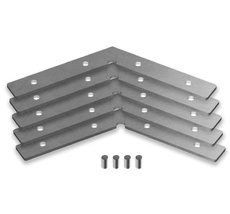 Соединитель угловой для алюминиевого профиля Profile System 120&deg; комплект 5шт Ambrella Light ILLUMINATION GP8053_AMB