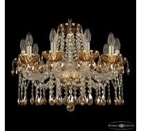 Хрустальная люстра Bohemia Ivele Crystal 5413/10/200 G Amber/M-1H K721_BI