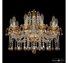 Хрустальная люстра Bohemia Ivele Crystal 5413/10/200 G Amber/M-1H K721_BI