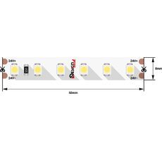 Лента светодиодная 1м. 9,6W 6000K LUX DSG3120-24-W-33 00-00002482_SW