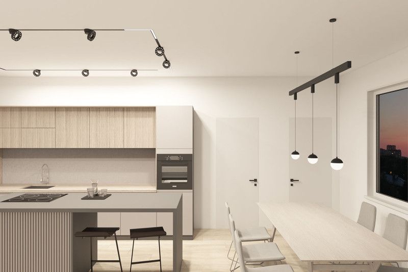 Светильник на шине Denkirs SMART MOON DK8056-BK