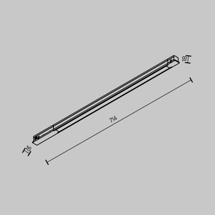 Трековый светильник Maytoni Basis TR231-2-15W3K-B_MY