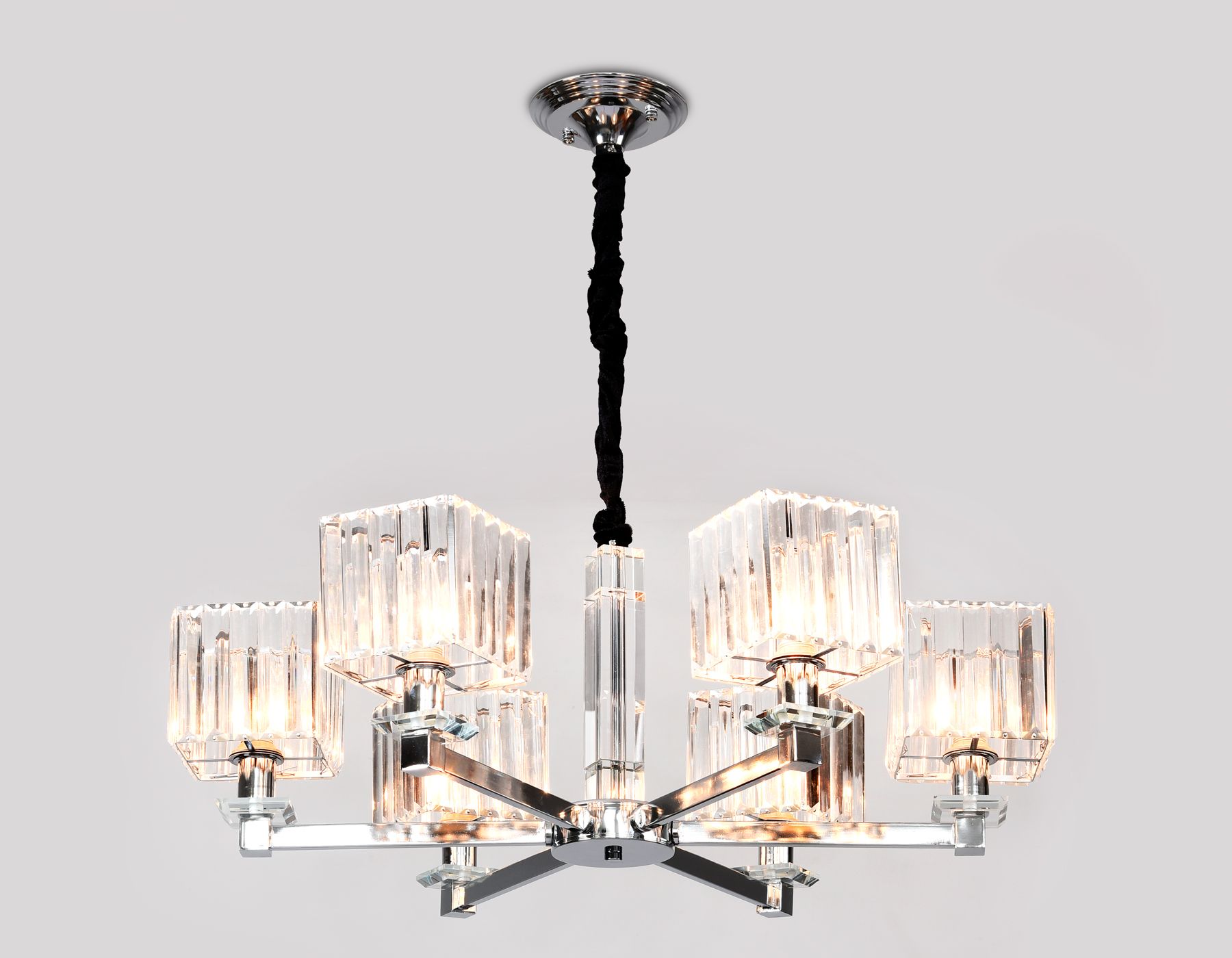 Подвесная люстра Ambrella light с хрусталем TR TR4522_AMB