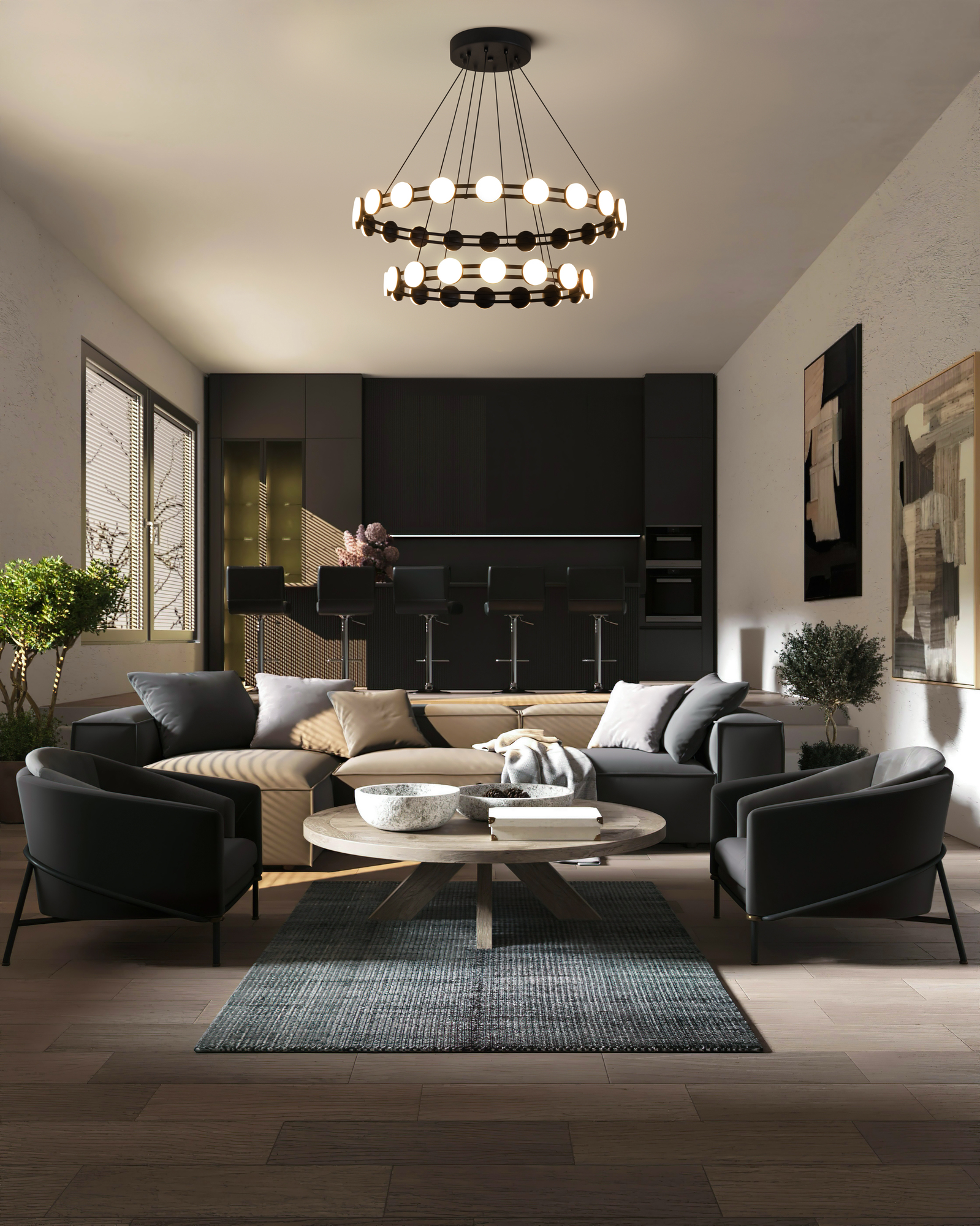 Подвесной светильник Freya Collar FR6180PL-L70B_MY