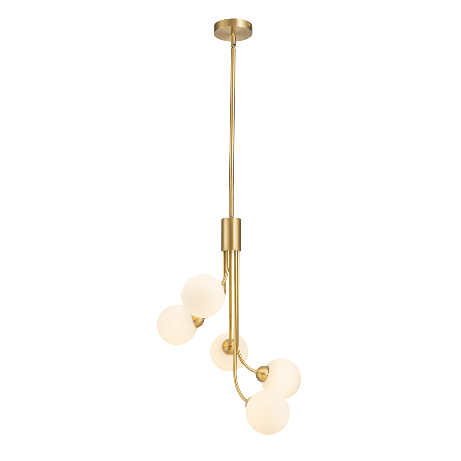 Подвесная люстра Belfast Bryson L-8130-5A BR GL_BF