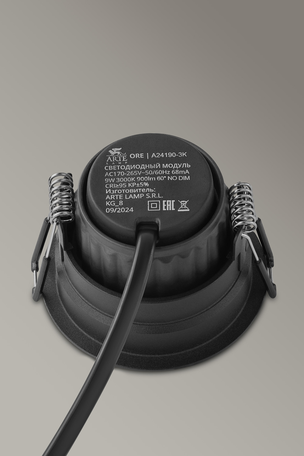 Точечный встраиваемый светильник Arte Lamp DUCRE A8095PL-1BK