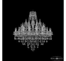 Хрустальная люстра Bohemia Ivele Crystal 1415/20+10+5/360 Ni_BI