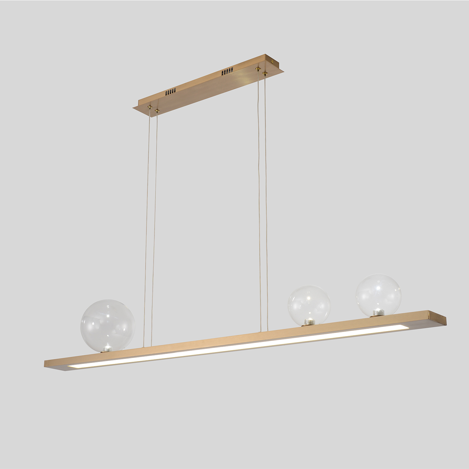 Подвесной светильник Crystal Lux AHORA SP1 L1200 BRASS_CR