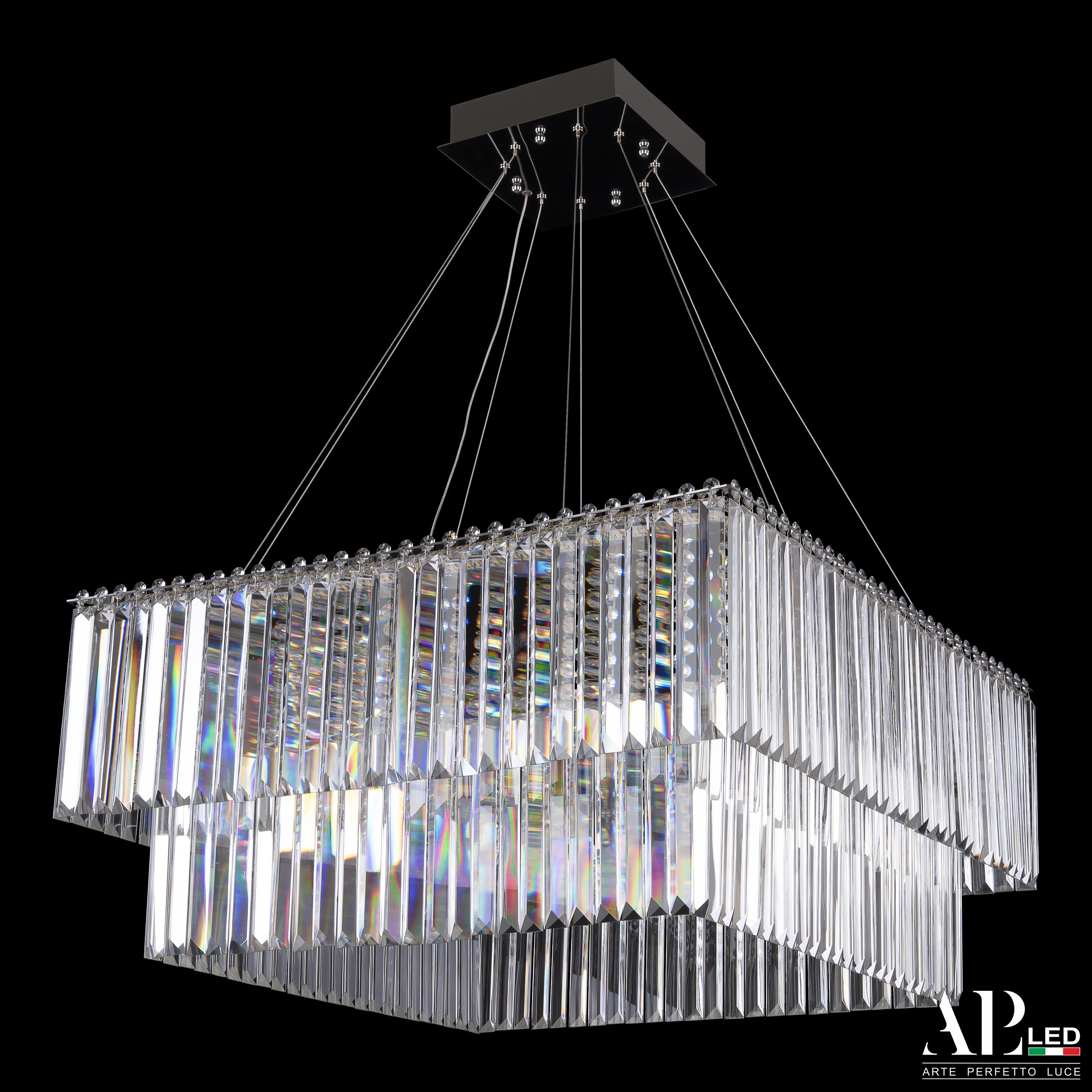 Хрустальная люстра APL LED Sicilia SH10.71.C.Ni.G9_BI