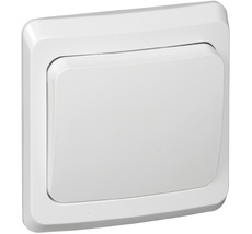 Выключатель встраиваемый одноклавишный (белый) Systeme Electric BC10-004B