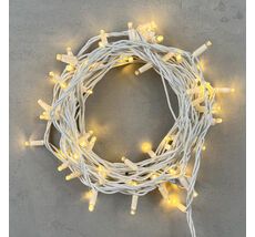Гирлянда LTC Нить 10м Тепло-Белая 220В, 75 LED LL75-8-2WW