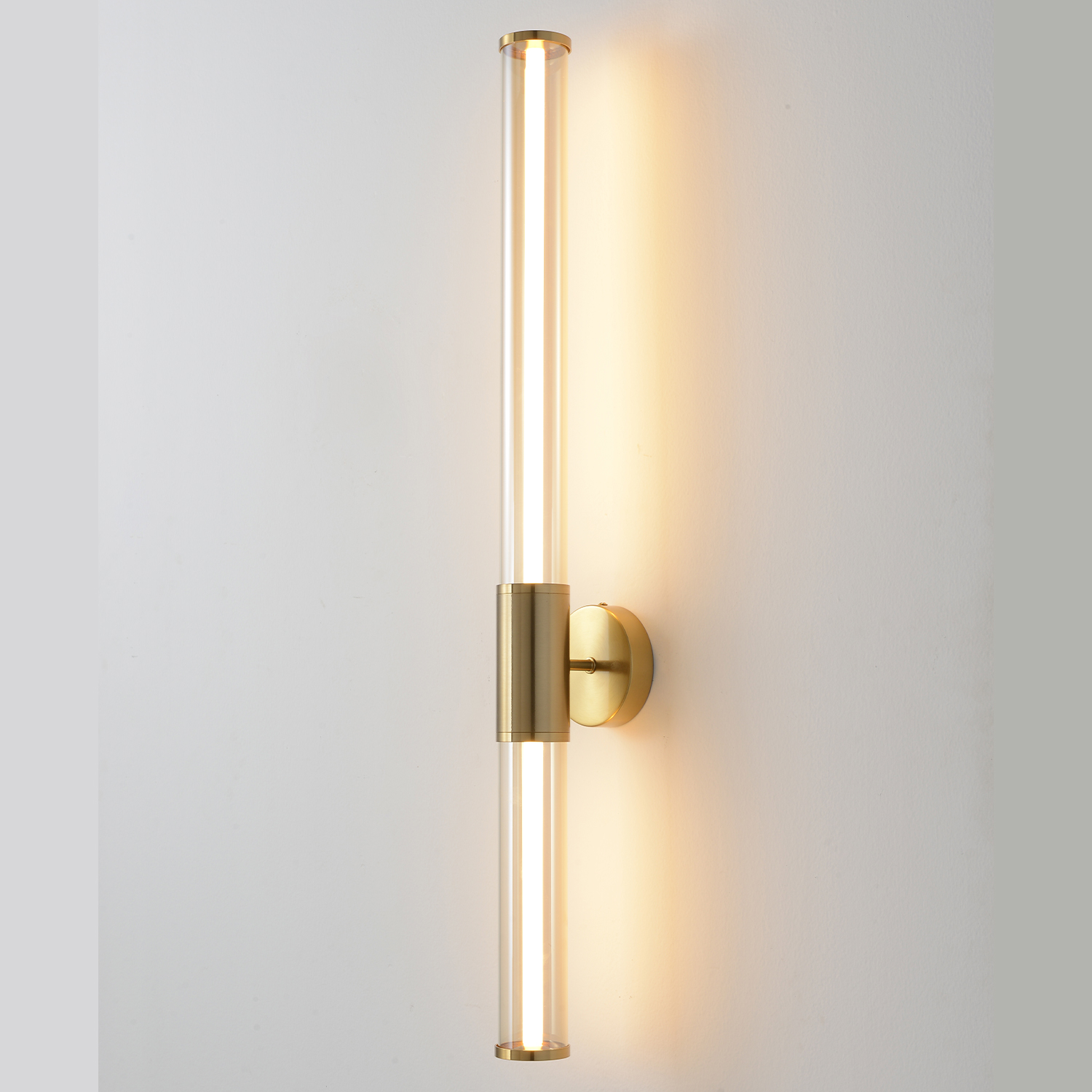 Настенный светильник Crystal Lux LINEUP AP18W LED BRASS_CR