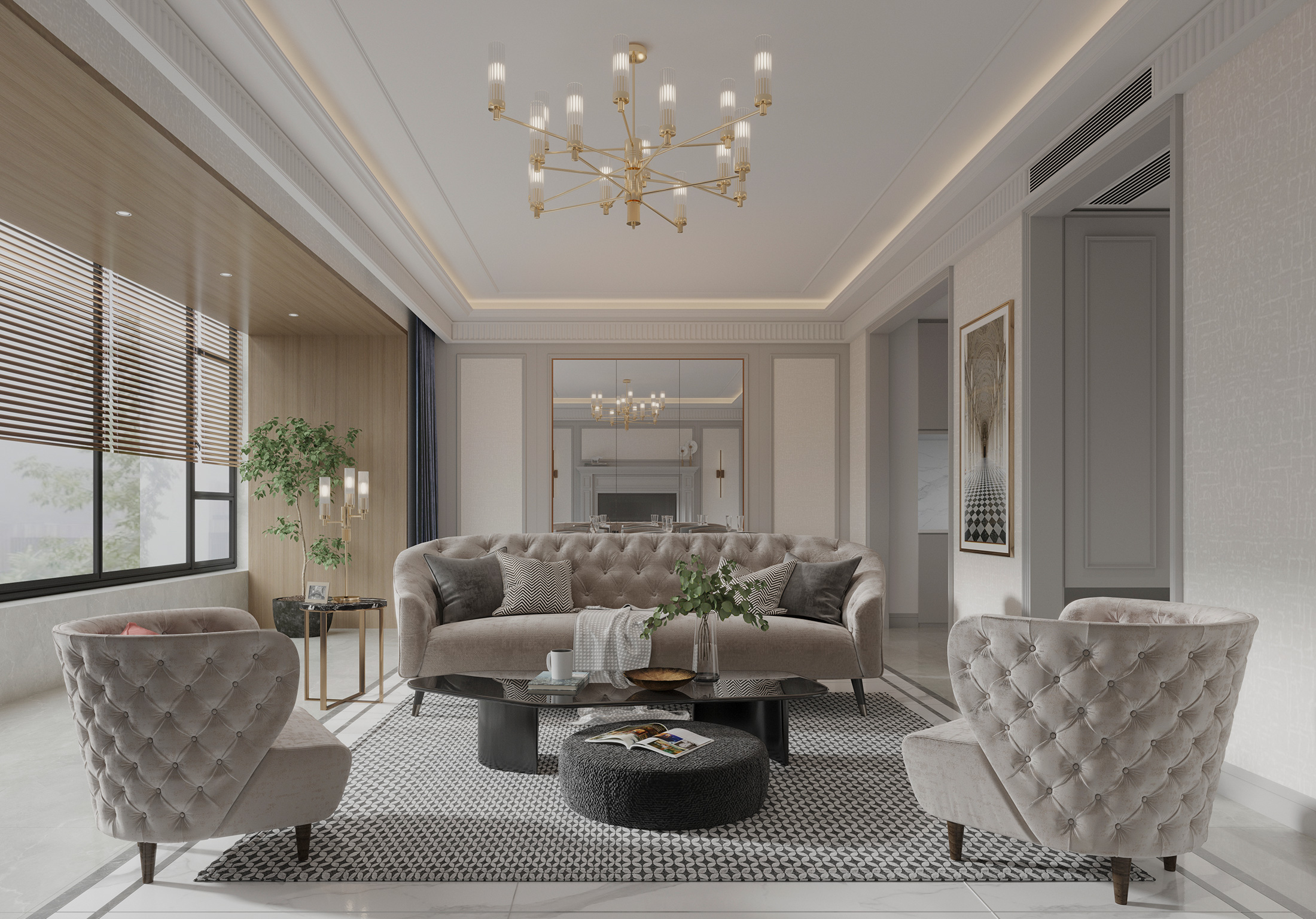 Потолочная люстра Kutek Seti SET-ZW-8(Z)