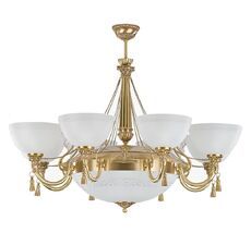 Подвесная люстра Kutek Roma Plafon ROM-ZW-8+1(P)