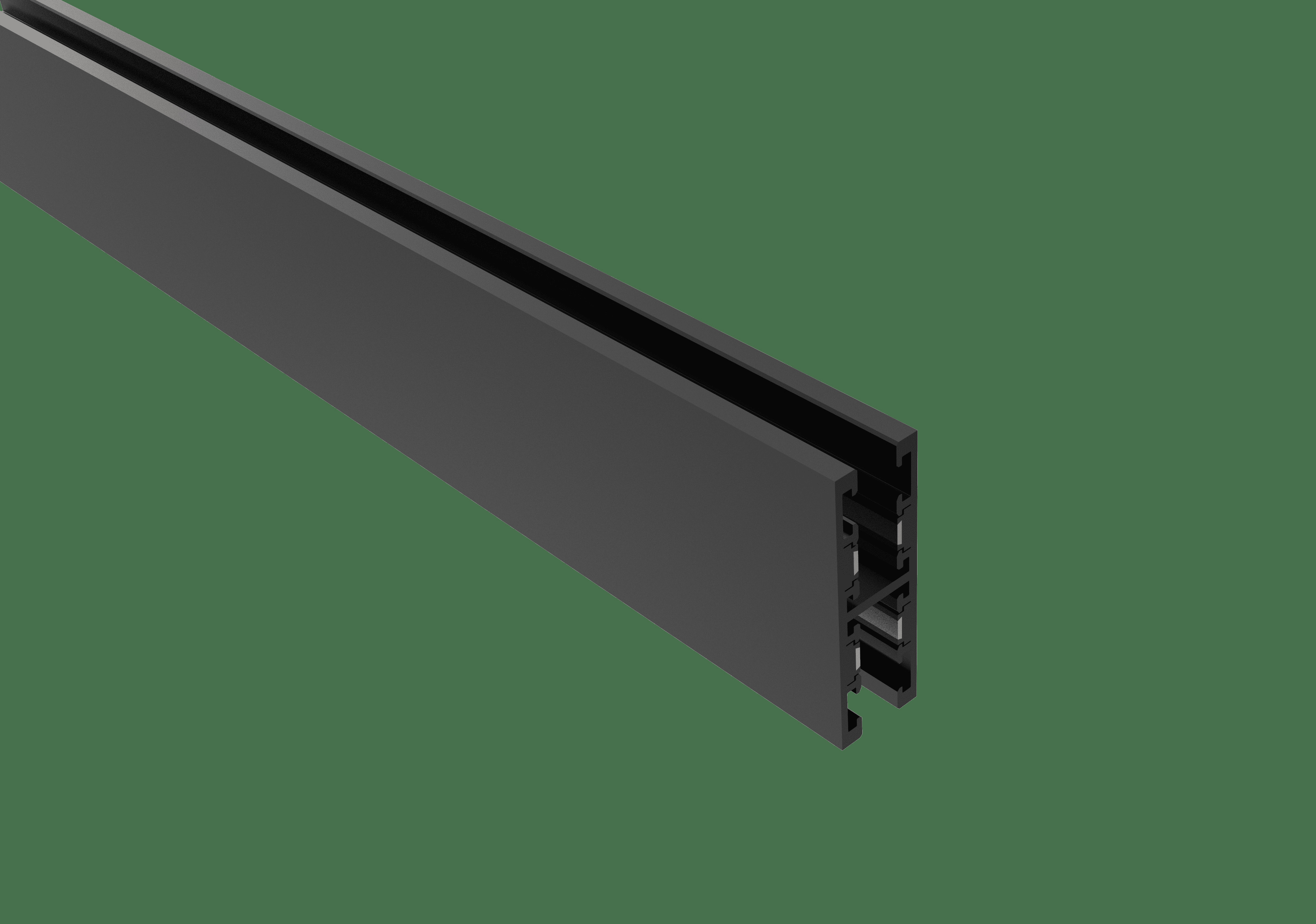 Шинопровод магнитный двусторонний Crystal Lux CLT 0.126 01 L2000 BL_CR