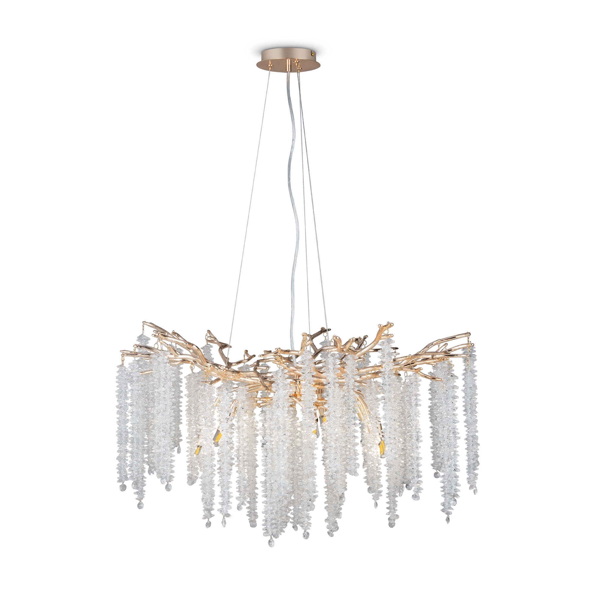 Подвесная люстра Maytoni Mineral FR1010PL-10G_MY