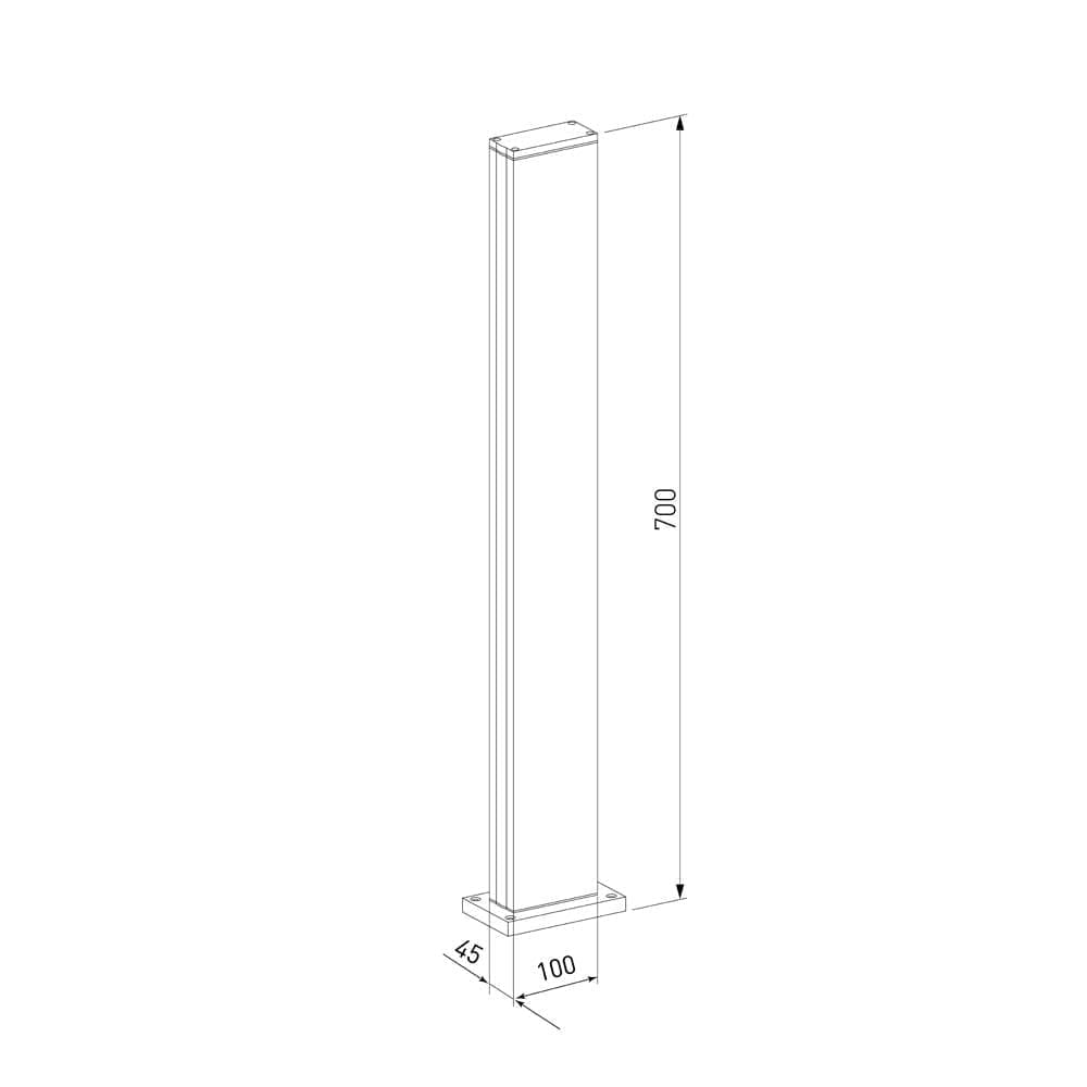 Ландшафтный светодиодный светильник IP54 Flat a053316_ES