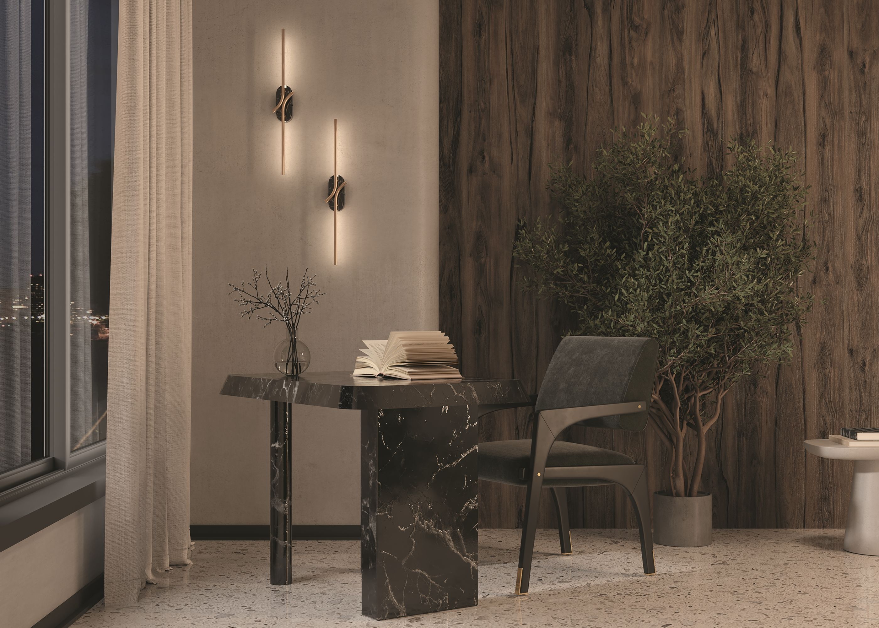 Настенный светильник Maytoni Renaissance MOD256WL-L5BS3K3_MY