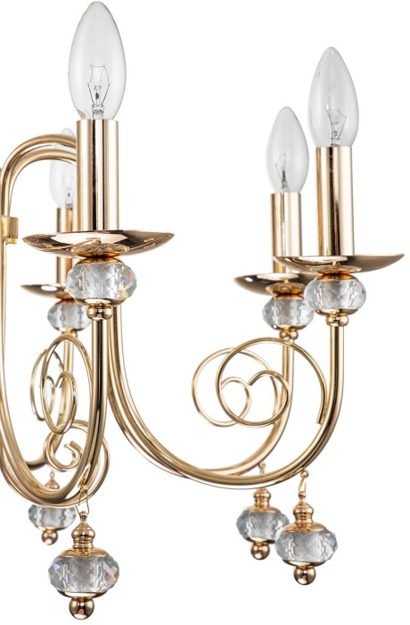 Подвесная люстра хрусталь 678/8PL E14*40W Escada 678/8PL Gold_ESC
