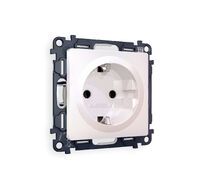 Розетка Ambrella Volt ALFA с заземлением на винтовых зажимах 2P+E 16A-250V QUANT MA206010_AMB