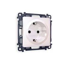 Розетка Ambrella Volt ALFA с заземлением на винтовых зажимах 2P+E 16A-250V QUANT MA206010_AMB