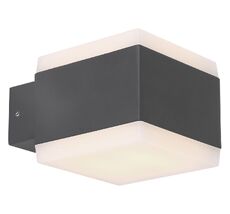 Уличный настенный светильник Slice 34173RGBSH_GL