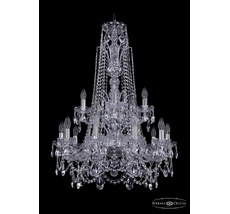 Хрустальная люстра Bohemia Ivele 1411/10+5/240/XL-94/2d Ni_BI