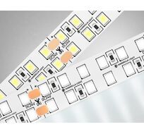 Светодиодная лента двухрядная 2835 240Led, 24W m, 24V IP20 4500K 5m Ambrella Light GS GS3702_AMB