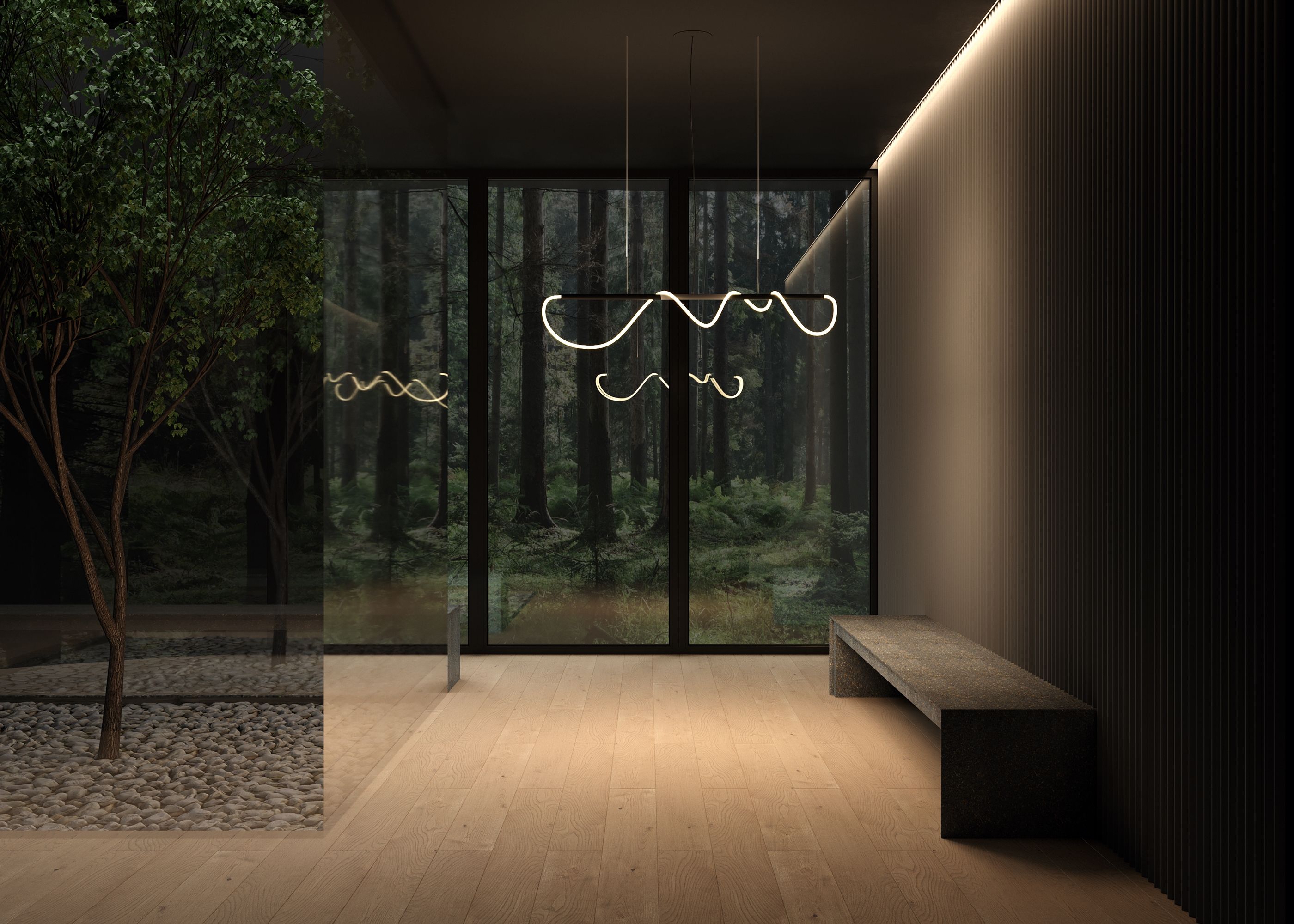 Подвесной светильник Maytoni Tau MOD146PL-L30B3K_MY