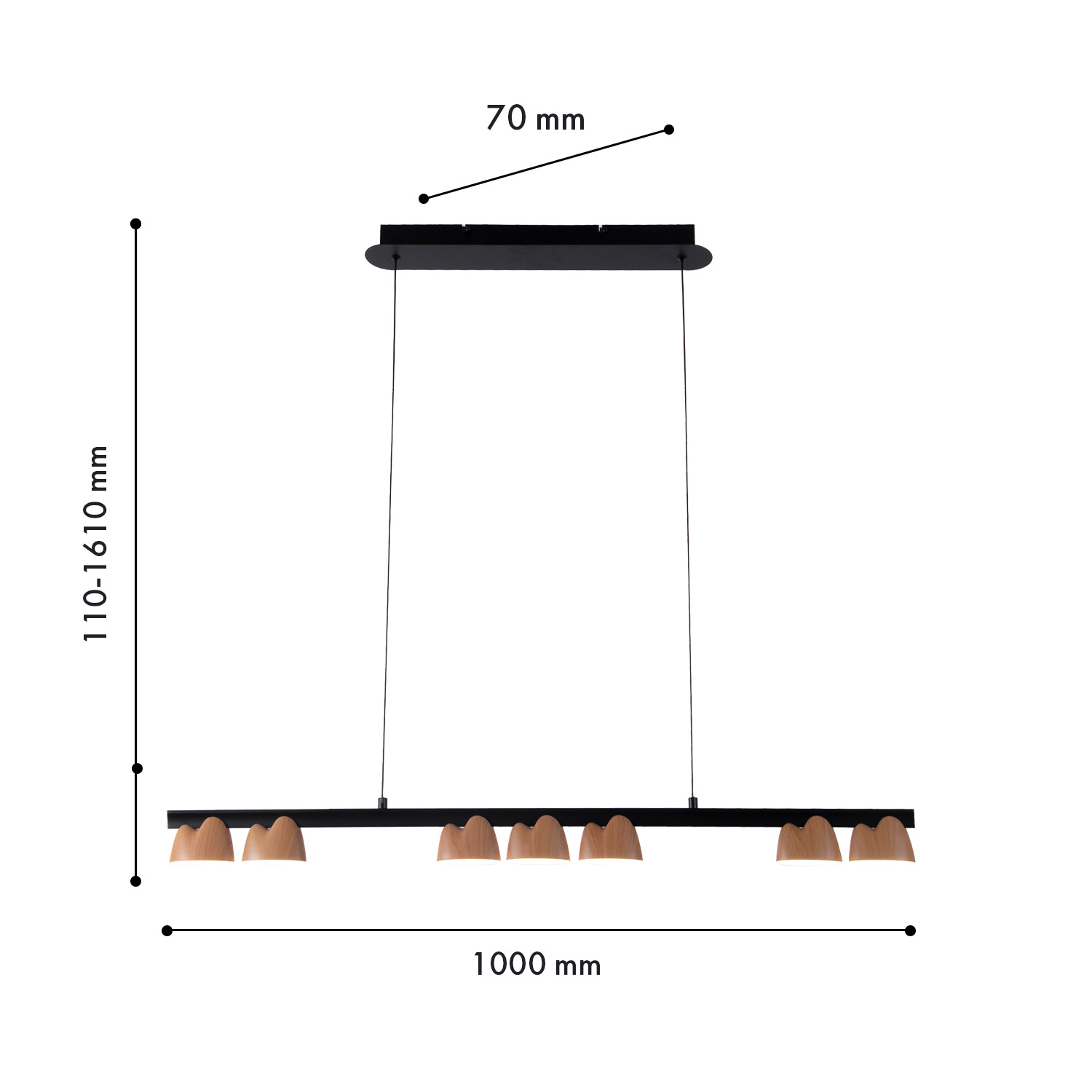 Подвесная люстра Favourite Interline 4266-7P