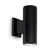 Уличный настенный светильник BASE BASE AP2 NERO_IL