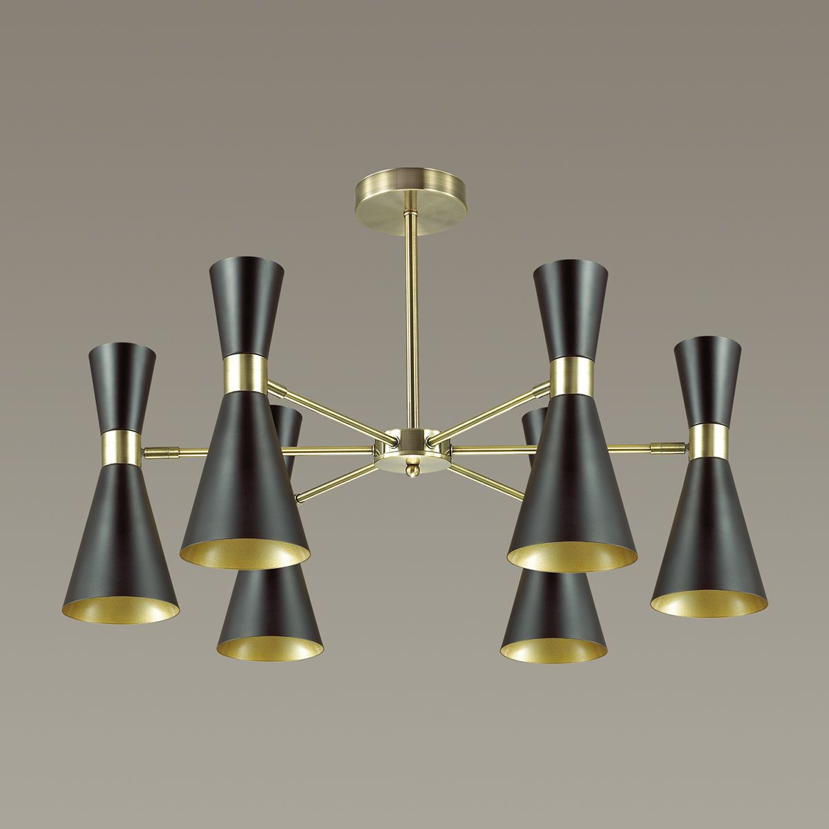 Потолочная люстра Lumion Quinn Black 3662/6C