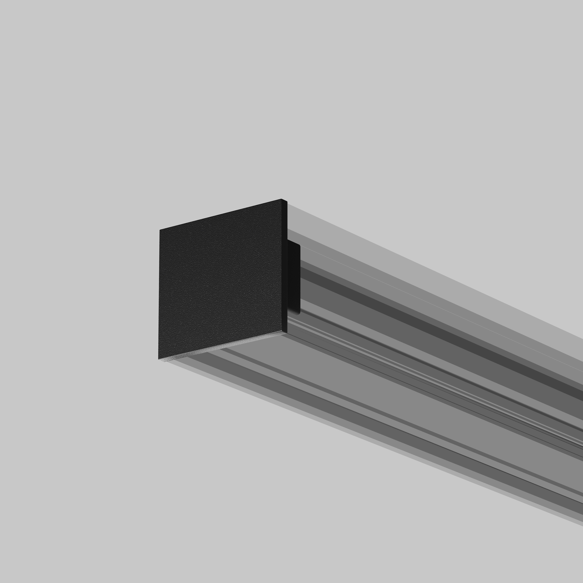 Комплект заглушек (для профиля 25?22) 2 шт., ALM-2522-B-EC 642066 Maytoni 642066_MY