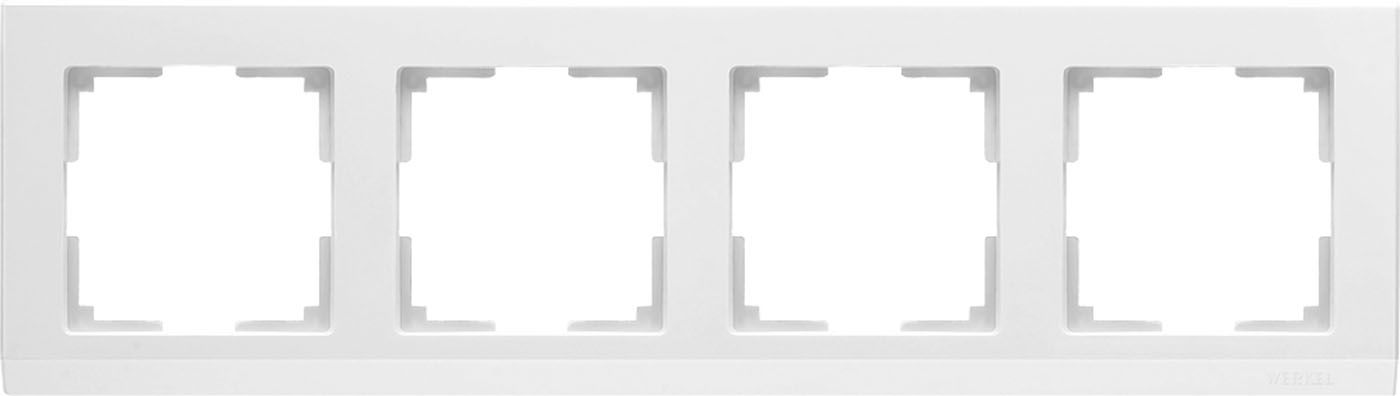 Рамка на 4 поста Stark WL04-Frame-04-white a050914_WR