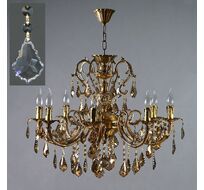 Хрустальная люстра Ambiente Ambient 8888/8 AB Leaf crystal_BZ