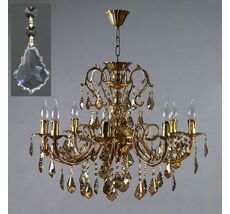 Хрустальная люстра Ambiente Ambient 8888/8 AB Leaf crystal_BZ