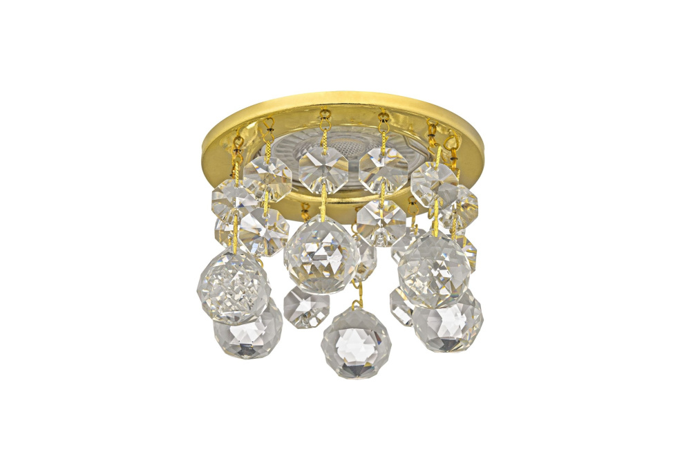 Встраиваемый светильник хрустальный Dio D'Arte Osimo GU10.5.14.9.5.118 G