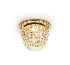 Встраиваемый светильник Ambrella light Crystal K2075 G/PR_AMB