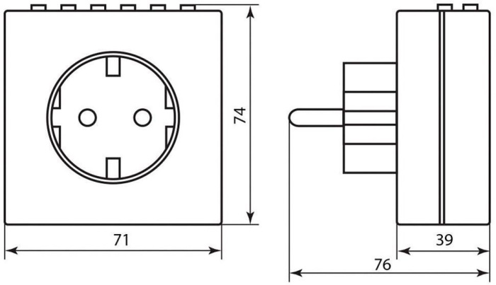 Розетка с таймером TM21 23215 Feron 23215_FR