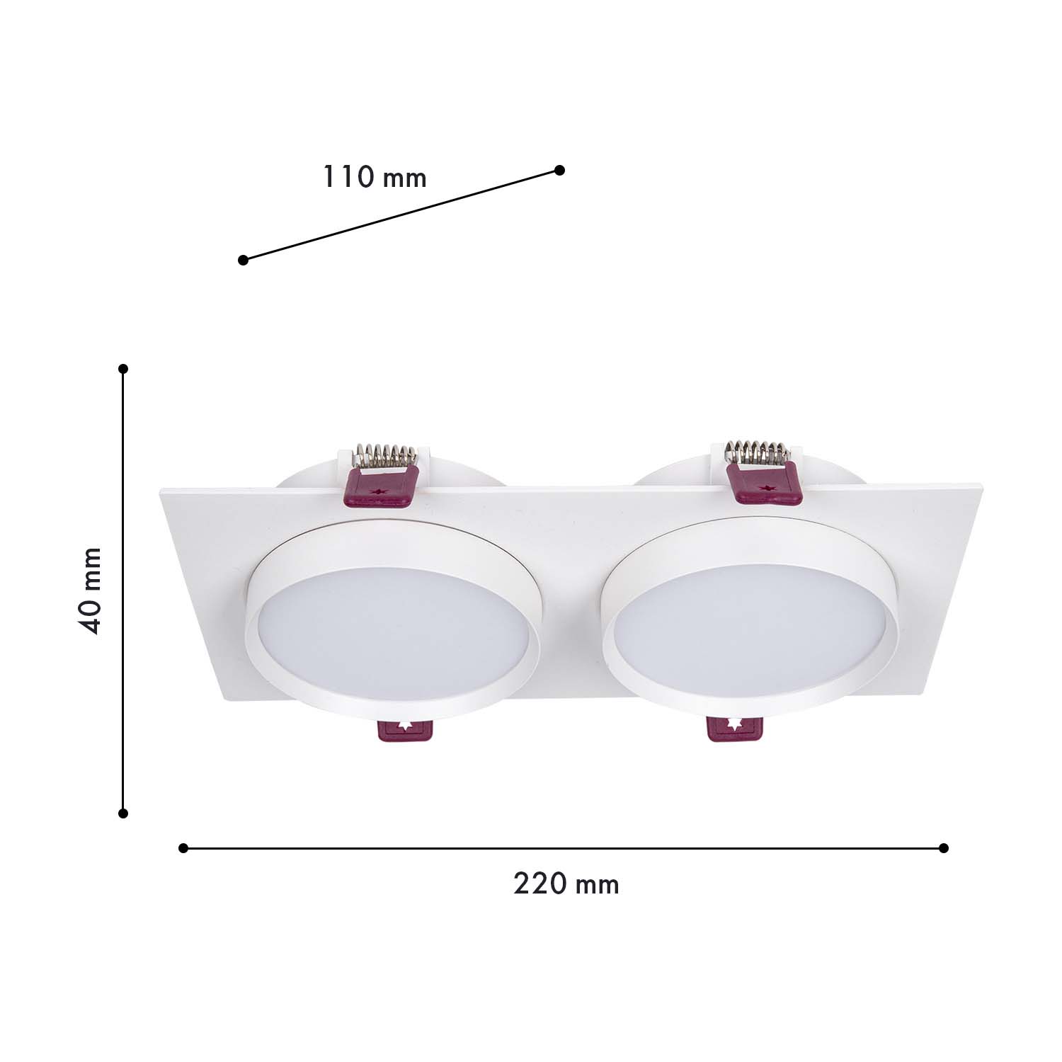 Врезной светильник Favourite Vasto 4649-2C