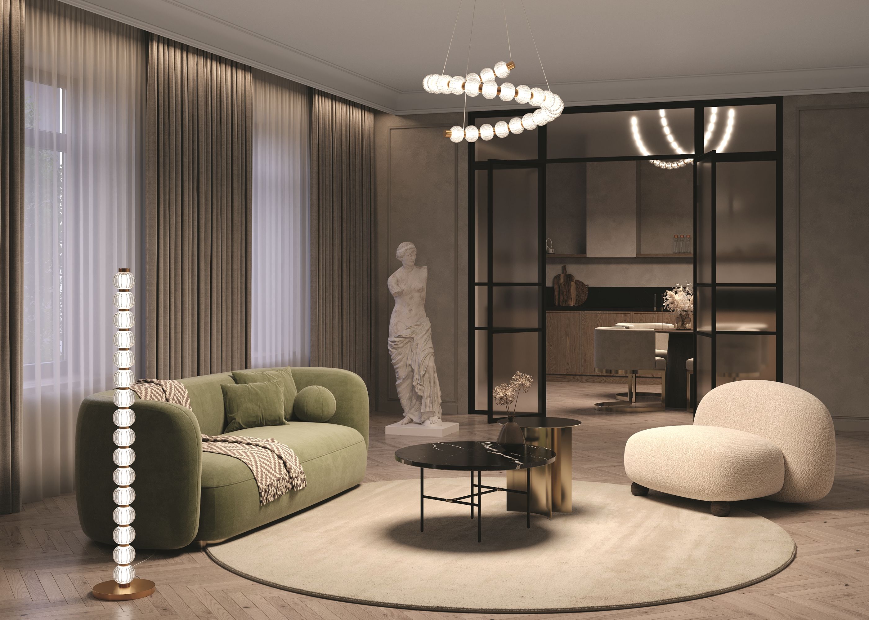 Подвесная люстра Maytoni Amulet MOD555CL-L28G3K_MY