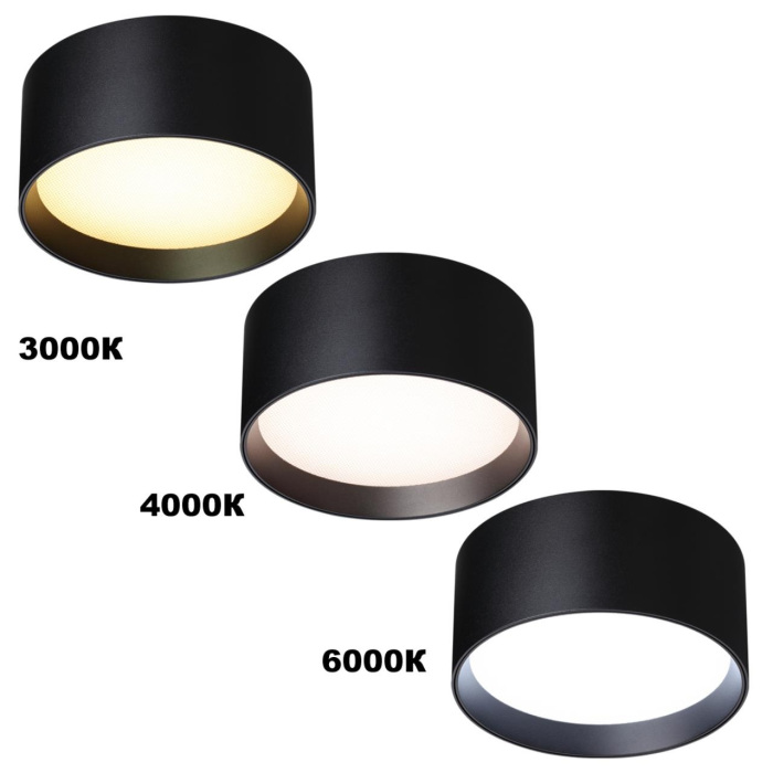 Накладной светильник с переключателем цветовой температуры NOVOTECH ORBIS 359593