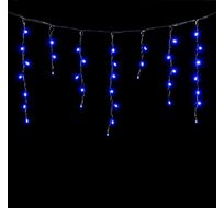 Гирлянда Бахрома 3,1 x 0,5 м Синяя 220В, 120 LED, Провод Черный Каучук, IP65 04-143_BL