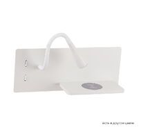 Настенный светильник Crystallux CLT 217W Qi+USB WH_CR