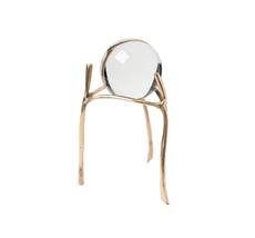 Шар декоративный стеклянный на подставке Garda Decor 2K389275-G